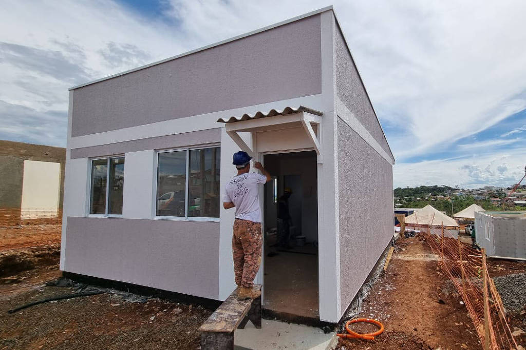 Rio Bonito do Iguaçu ainda em obras 6 meses após tornado