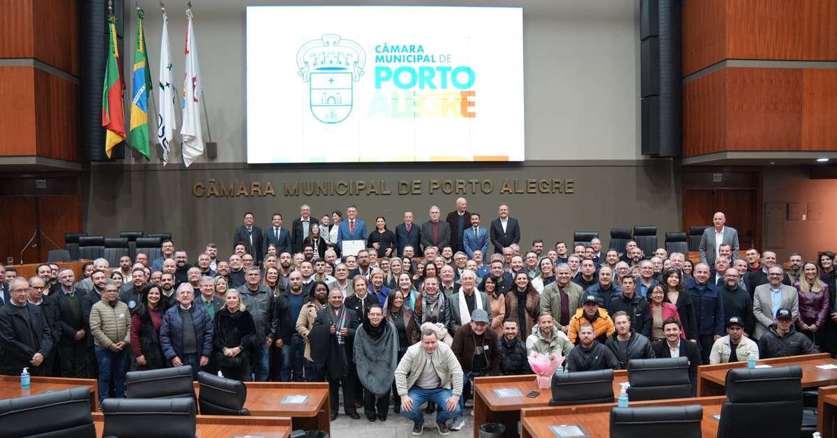 Câmara concede título de Cidadão de Porto Alegre a Guilherme Pasin
